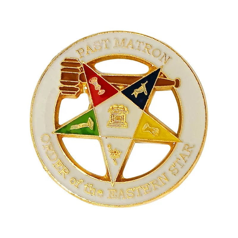 High quality free design custom irregularly masonic shaped soft enamel lapel pins for sale