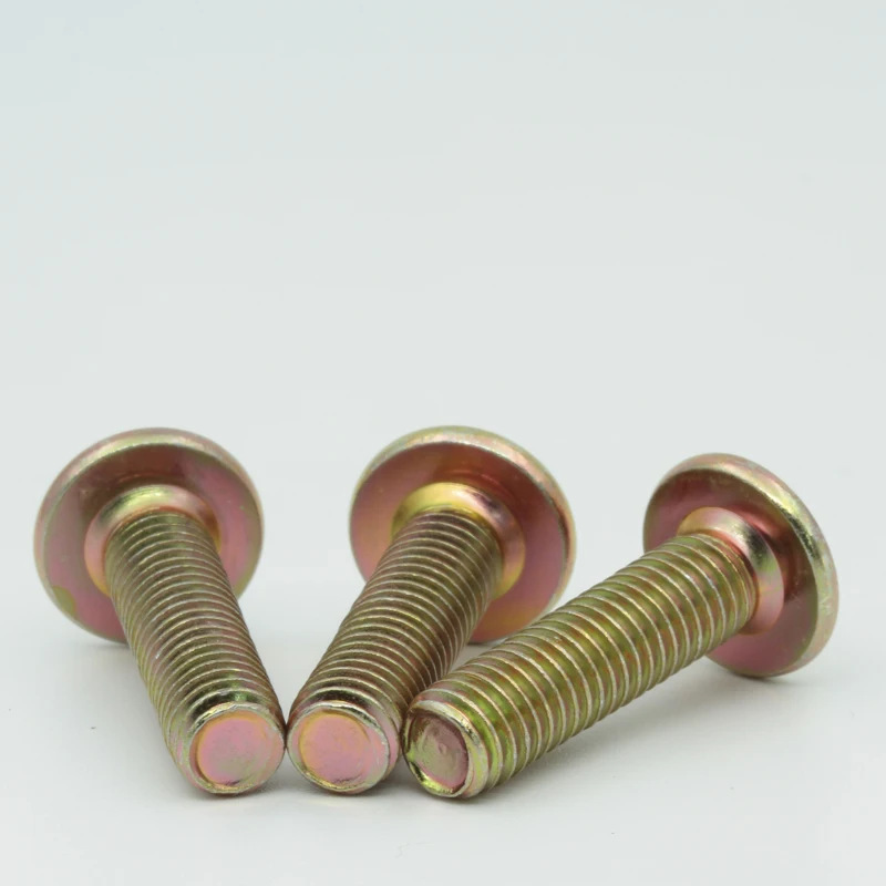 Colored Steel Furniture Tapping Screws External Hexagon Cross with Zinc Finish