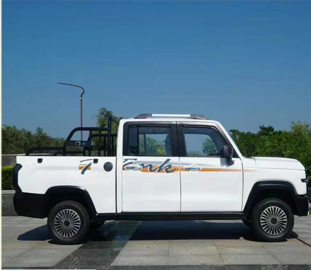Дешевый Электрический грузовик-Пикап 4x4 с литиевой батареей Chang li explorer