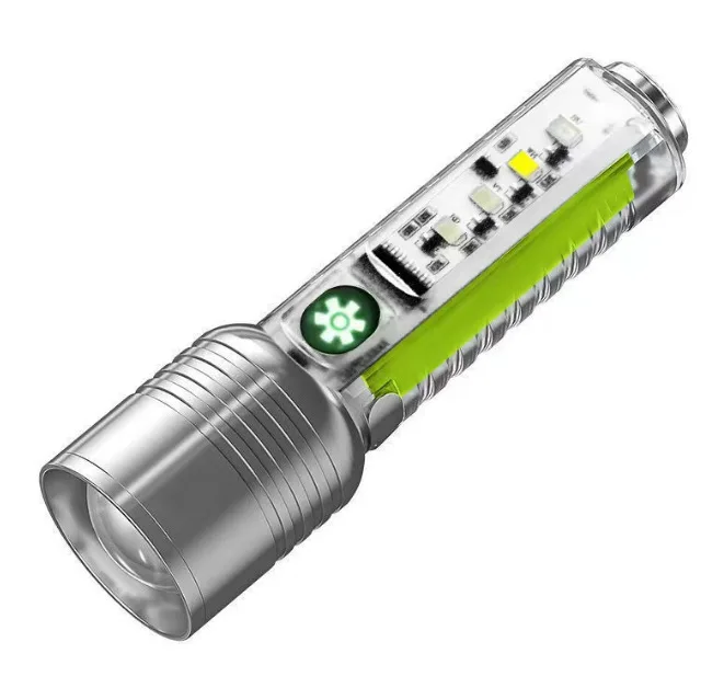 Mini Rechargeable 8modes LED Torch Lamp Super Bright 330 Lumens Waterproof Flashlight