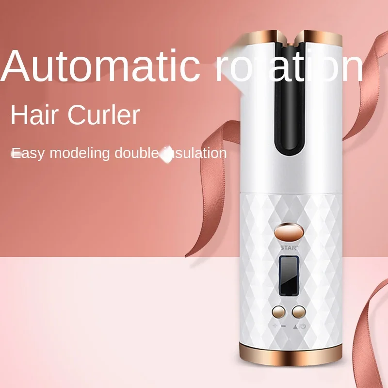 
Wireless charging fully automatic rotary curling stick USB electric curler portable hairdresser Curling Irons 