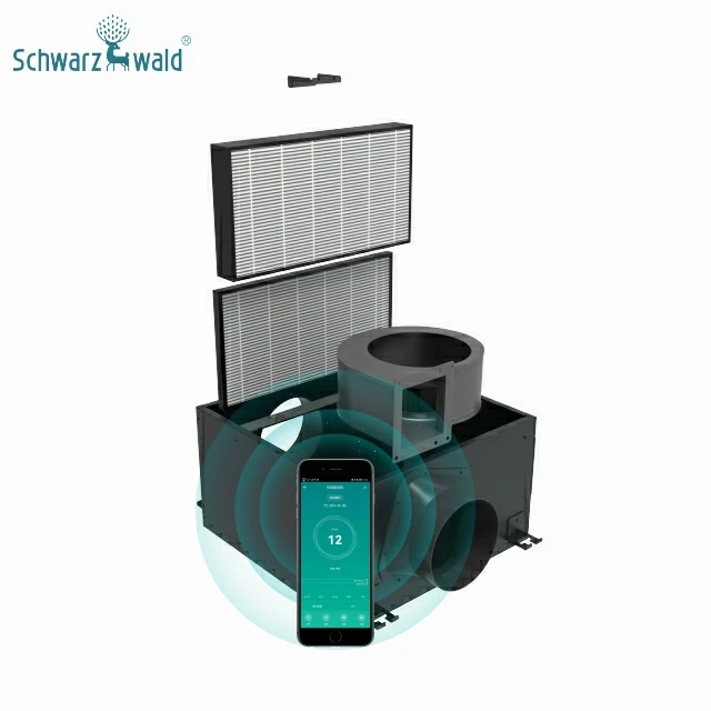 HVAC system fresh air ERV heat recovery exhaust Ventilation system