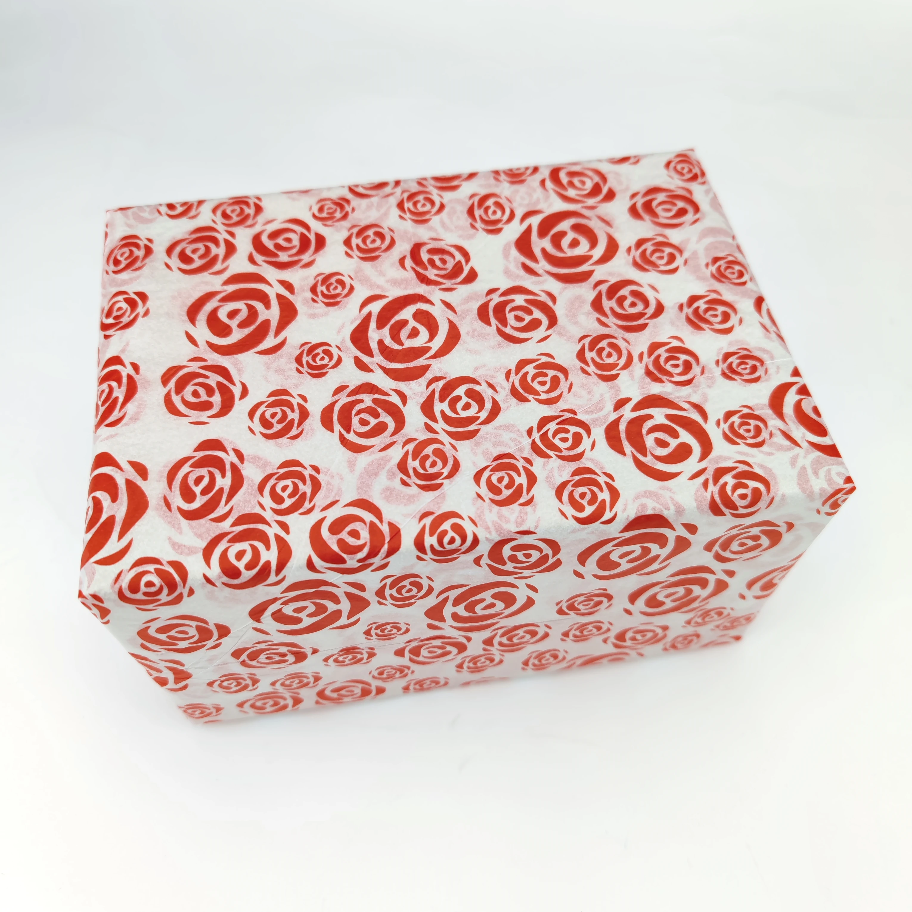 Wapping Paper Low MOQ Uncoated Wood Pulp Tissue Paper Gift Wrap and Wrapping Paper Sheets with Logo Printed