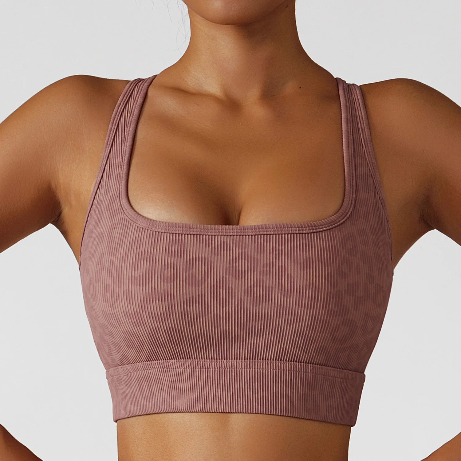 2022 New Animal Print Seamless Fitness Yoga Wear Sexy Push Up High Impact Women Sports Bras