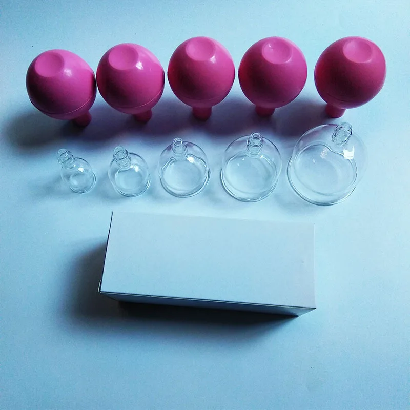 OEM ODM Supplier Rubber bulb massage myofascial cup japanese cupping glasses set