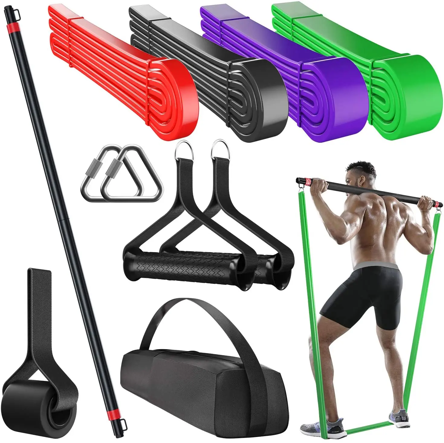 Factory Wholesale Price Free Combination OEM  Basics Resistance and Pull Up Band for Fitness Training