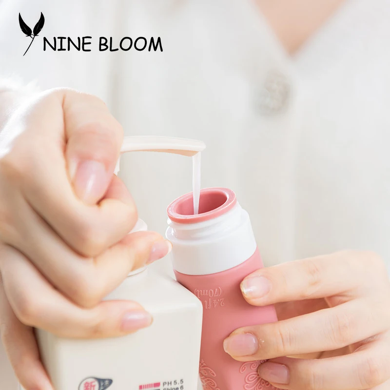 New Food Grade Eco-friendly Leakproof Outdoor Silicone Travel Bottle Apply Hand Sanitizer Hydrating Fluid