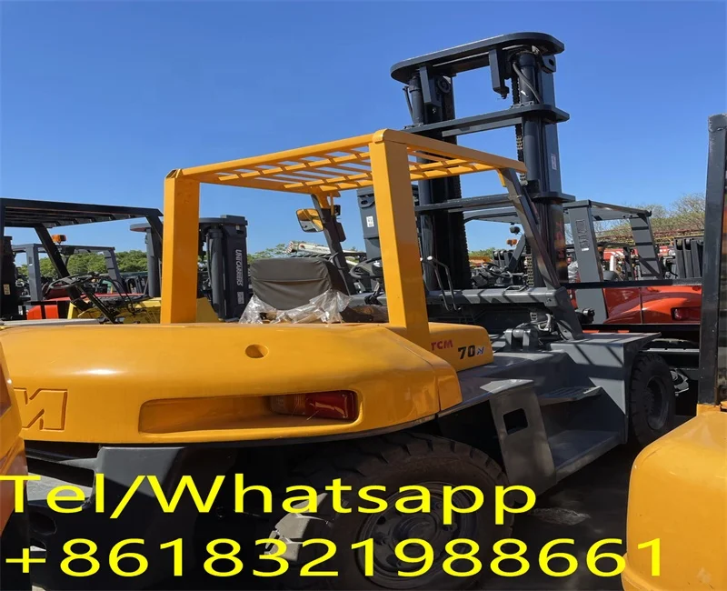 Original Cheap Used Forklift Komatsu 8 Ton FD80T Forklift