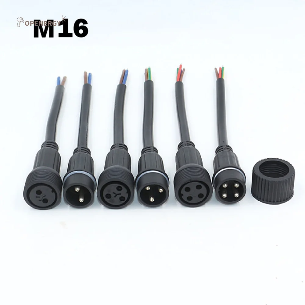 core male female waterproof solar panel cleaning brush components electrical connector joint wire