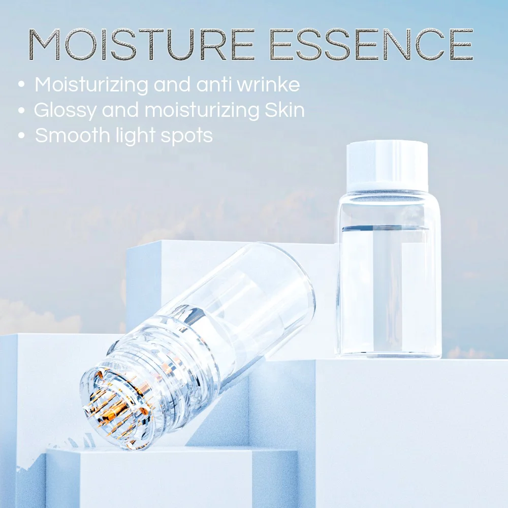 Medicine Class II Anti-Aging Firming Essence Facial Serum Whitening Microneedling Derma Stamp Hydra Needles 20 PINS SET Vitamin