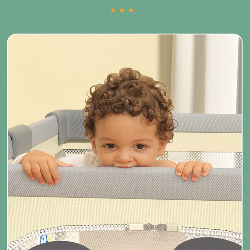 Popular Style Washable Seamless Outside Door Design Large Foldable Multifunction Baby Playpen