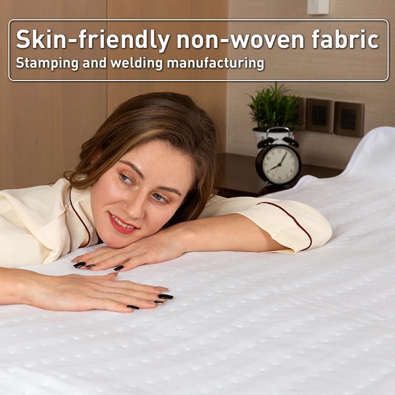 220V big Size heated mattress pad dual zone Electric blanket double bed