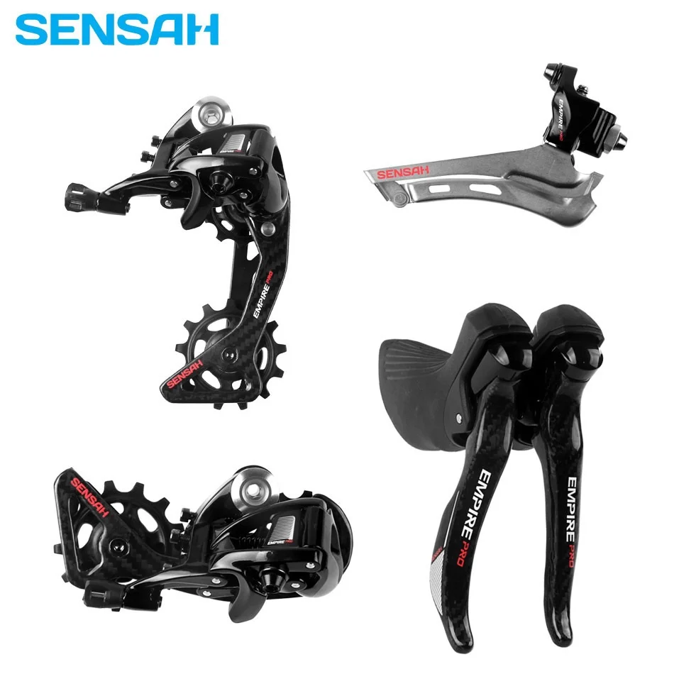 SENSAH EMPIRE PRO 2x12 Speed carbon fiber shift rear derailleur chain freewheel for road groupset