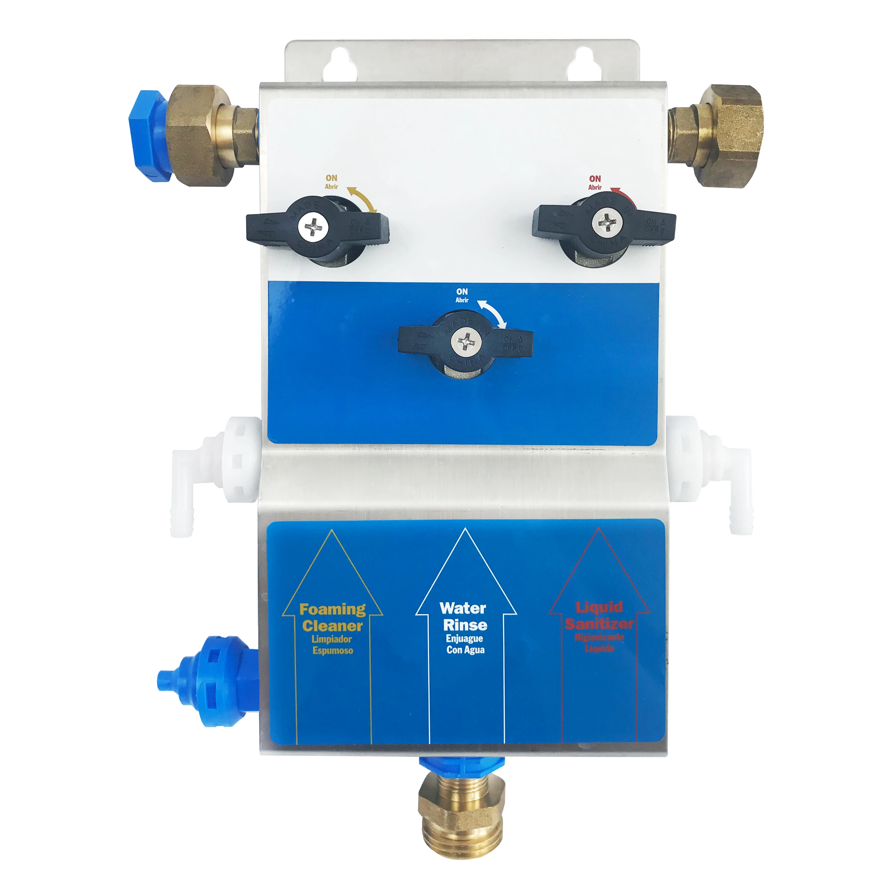 
Foaming Dispensing Unit, Meat Room Spray Cleaning Proportioner, for supermarket, restaurant, 8057 