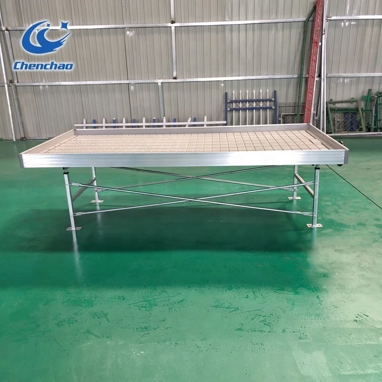 vertical farming equipment greenhouse drain trays used greenhouse benches for sale