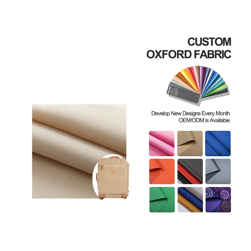 Cheap Wholesale Waterproof 300D 600D 900 100% Polyester Oxford Luggage Use  Pvc Coated Fabrics