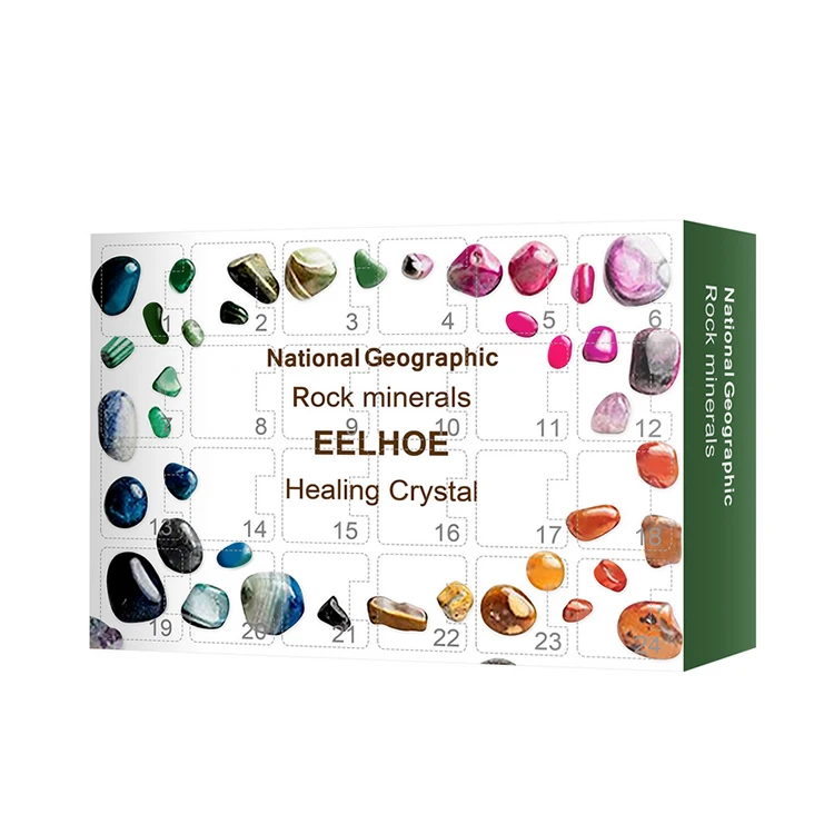 Hot sale custom design printing packaging advent calendar 24 days christmas advent calendar box