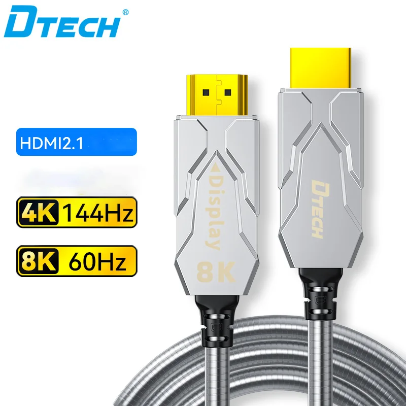 Armor HDMI Cable Wire Long Armored AOC 4K 8K 2.1 TV Fiber Optical HDMI Cable