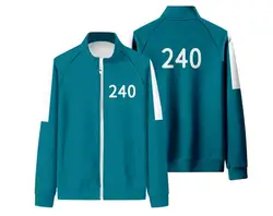 Squid Game Mens Unisex Jacket Coat Pants Two Piece Squid Game 067 456 218 001 Tracksuits