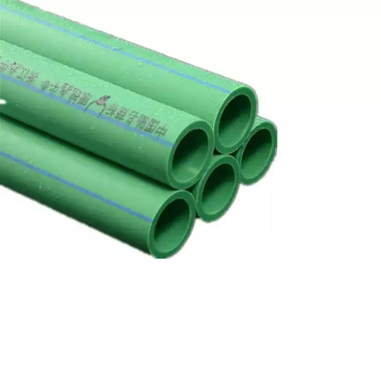 High Performance Standard Green Ppr Material types of plastic water pipe For Water Supply System