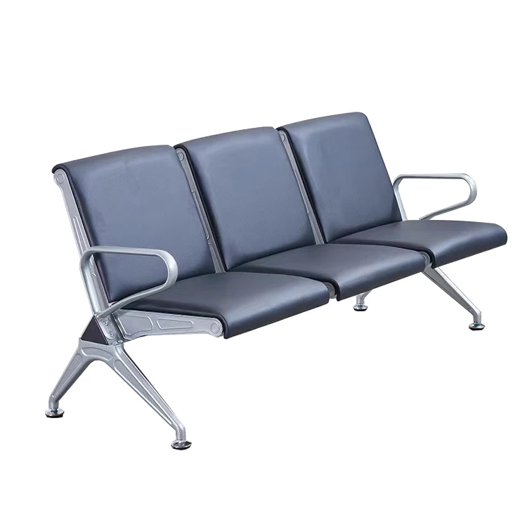 Wholesale Salon Hospital Waiting Room Furniture 3 Seater Waiting Sofa Chair For Airport