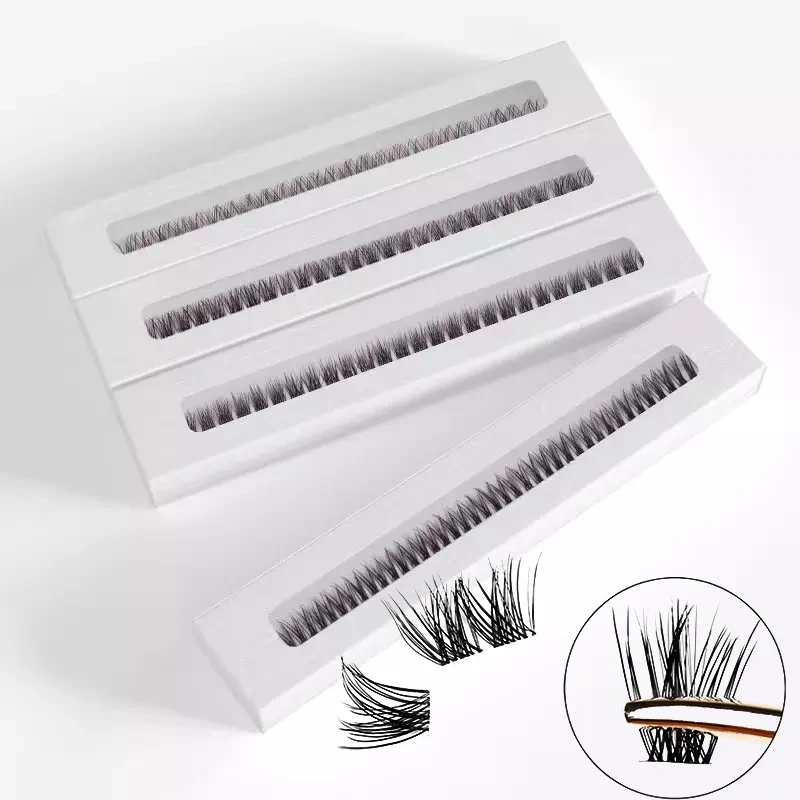 DIY Lash Extension  Individual Cluster Eyelashes Grafting Fake Eyelash Extension Pre Cut DIY Segmented Eyelash Extension