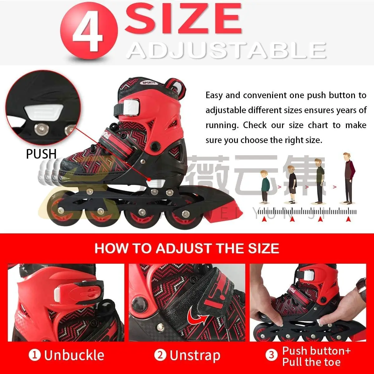 2022 New Design OEM Available 4 Wheels Inline Roller Skates Flashing Inline Skates For Kids Adult