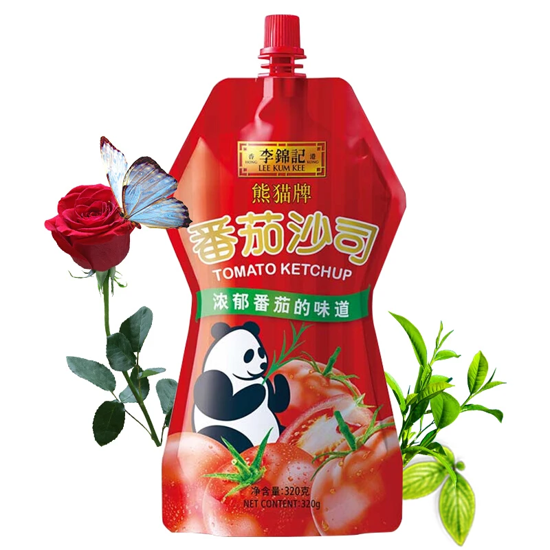 YIYANG Reusable Tomato Sauce Doy Pack Bag Standing Up Envase Doypack Food Spout Pouch 500Ml Wholesale