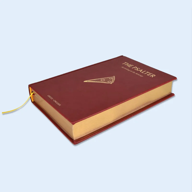 2024 OEM Printing Service Supplier Customized Mixed Color PU Leather Hardcover Religious Holy Bible