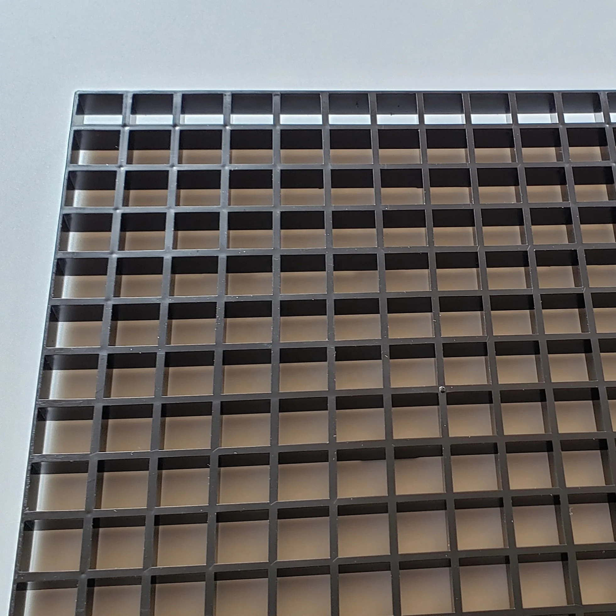 Plastic egg crate grille,Factory Price black Plastic Eggcrate for Koi pond and Auaqrium fish tank filter