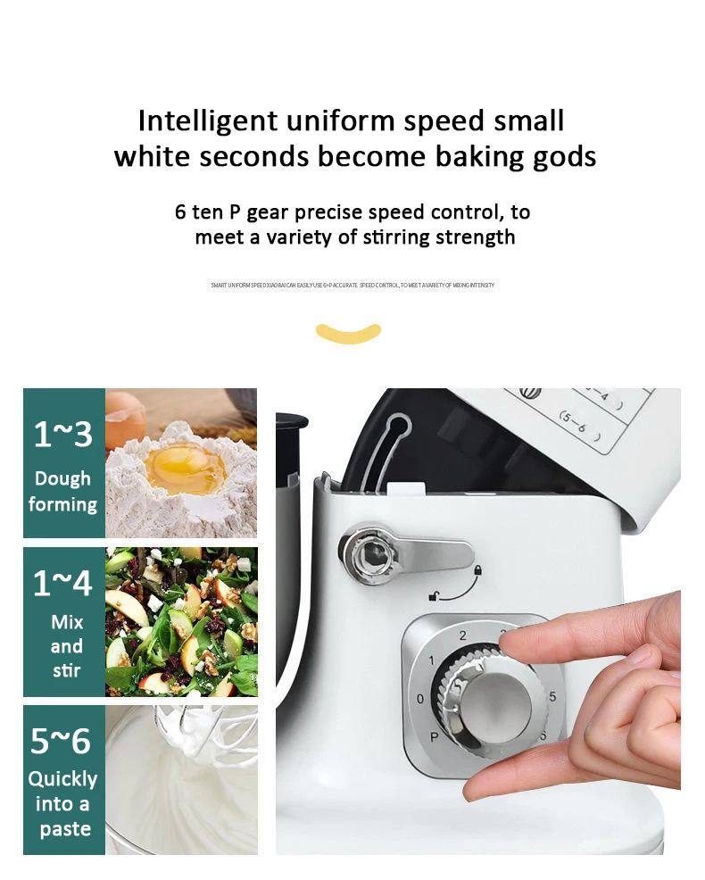 Stand Mixer Multifunctional Food Processors Home kitchen Aide cake mix Electric Stand Food Mixer