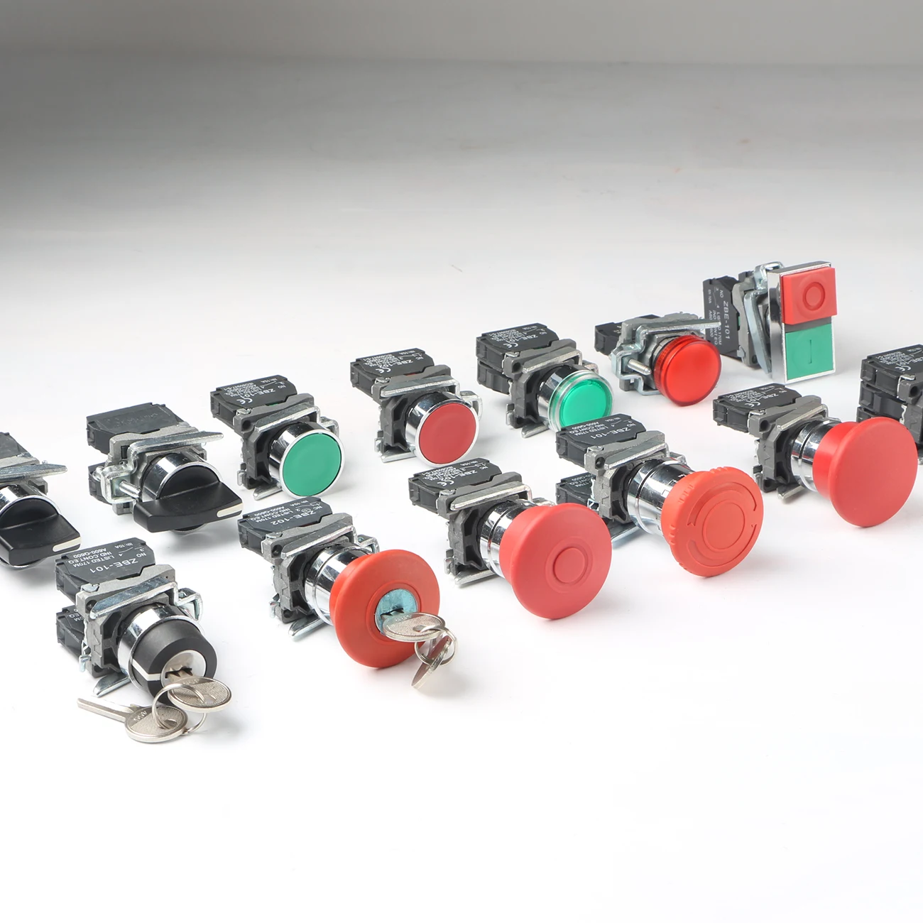 iehc YB5-AW3361 XB5 series 22mm ba9s led illuminated momentary push button switch with light