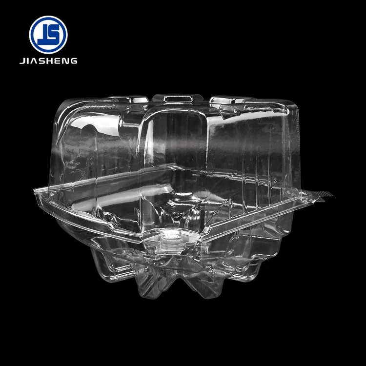 plastic blister disposable lettuce microgreen clamshell packaging