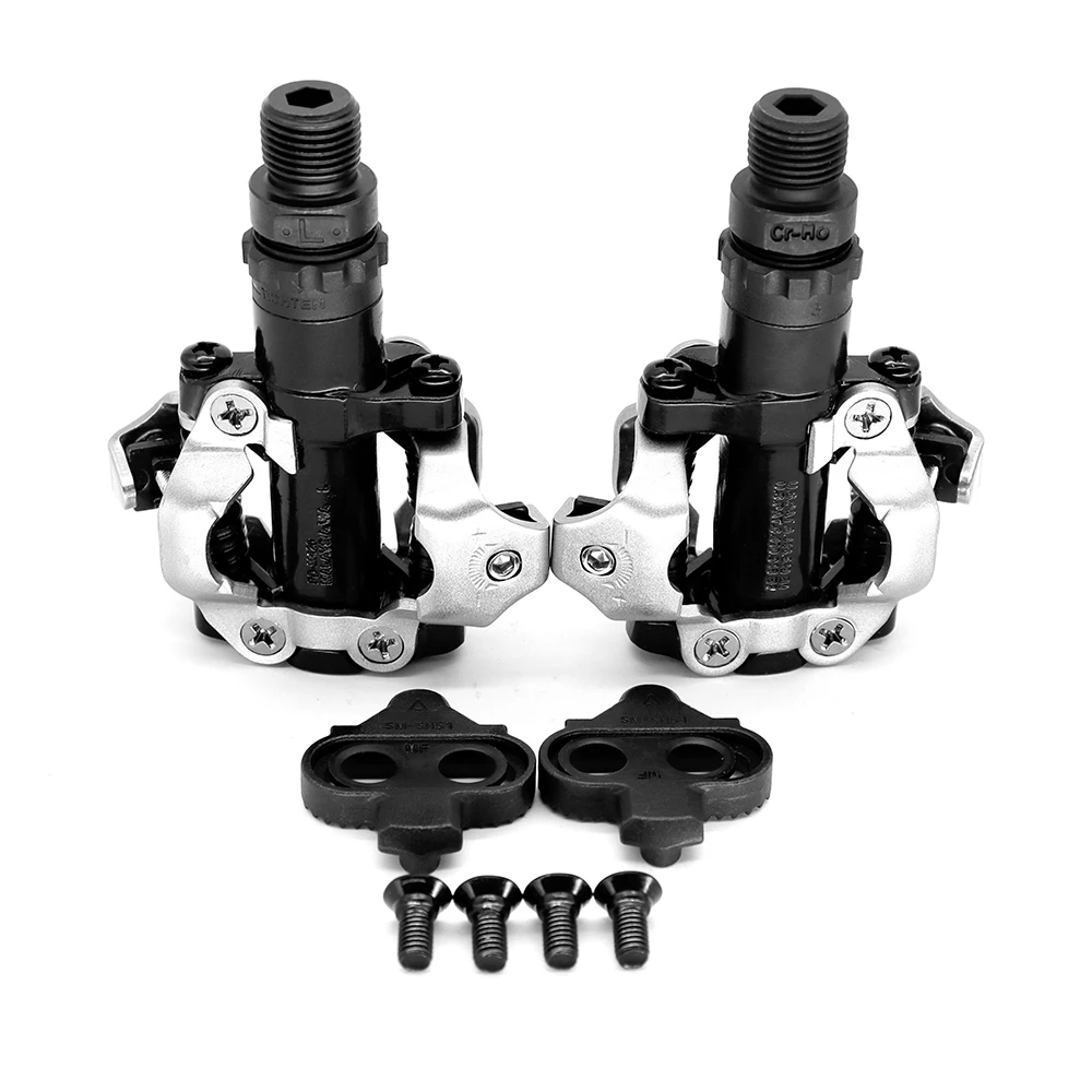 PD M520 Bicycle Pedals for Mountain Bike Deore SPD Dual Sided Self-locking MTB Bicycle Pedals Original Bike Parts
