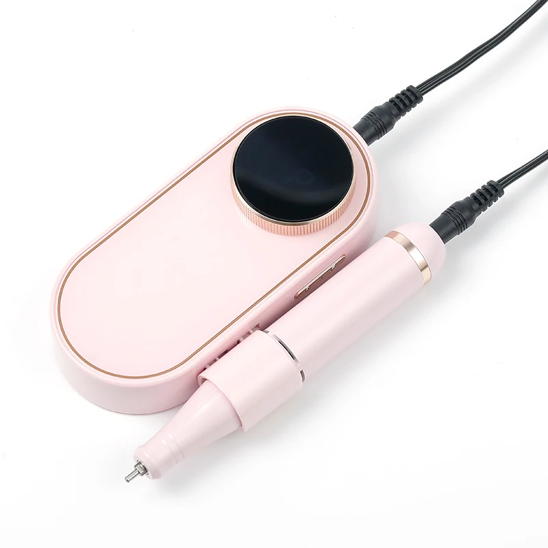 New Nail Drill Machine Handpiece Custom Logo Pink White Black 12Hours Worktime Type C Charge Nail Drill Machine Made in Japan