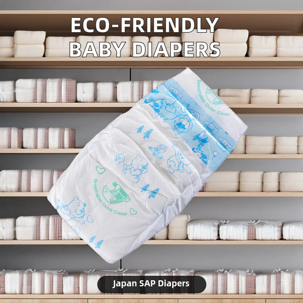 Baby Diaper Economical and Eco-friendly Printed Cotton Disposable Free Name Brand Supplied by China