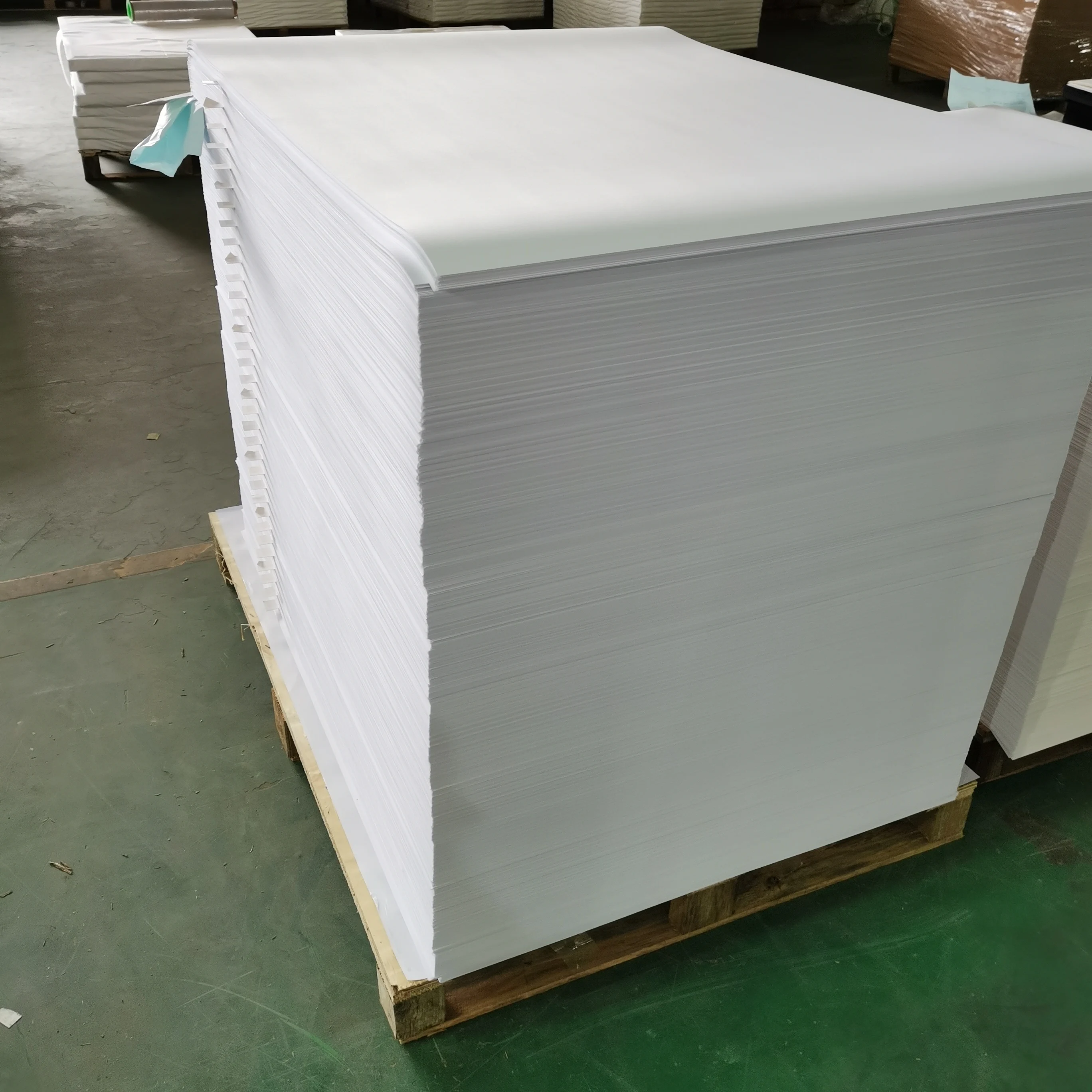 
Unique Natural Textured 100g-400g White Card Board Offset Printing Paper Board for Folding Box 