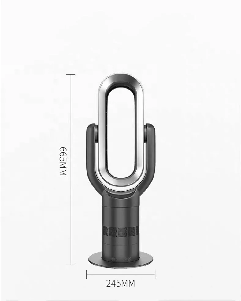 CE SAA UKCA ETL Сертифицированный 1650 Вт PTC керамический тепловой автоматический датчик внутренней температуры ABS Настольный беслопастный башенный вентилятор с