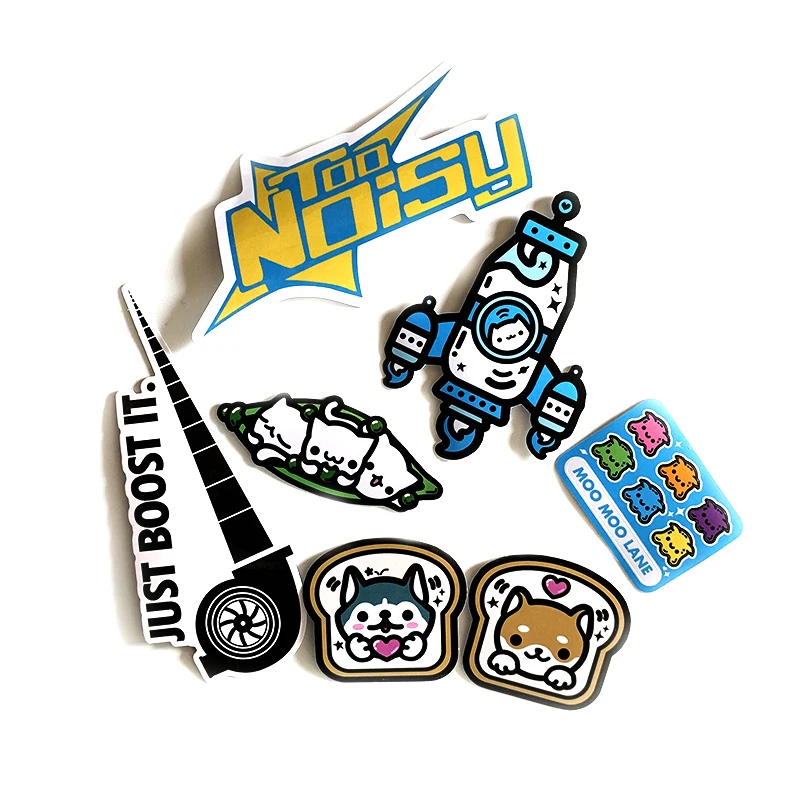 Наклейка на заказ, водонепроницаемая клейкая наклейка, 100 шт., печать логотипа, УФ-Виниловая наклейка из ПВХ