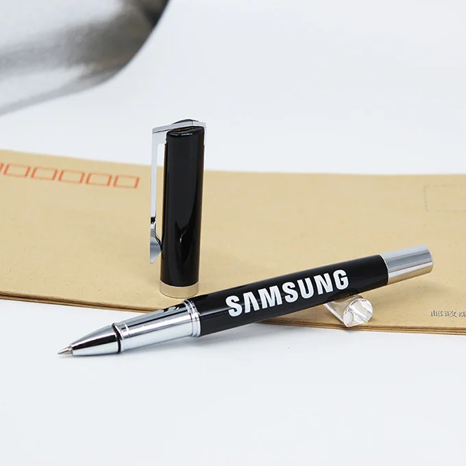 Hot Selling Luxury Sports Metal Roller Pen Custom Logo Business Gift 1.0 mm Writing Width Office Supplies Promotional Tool