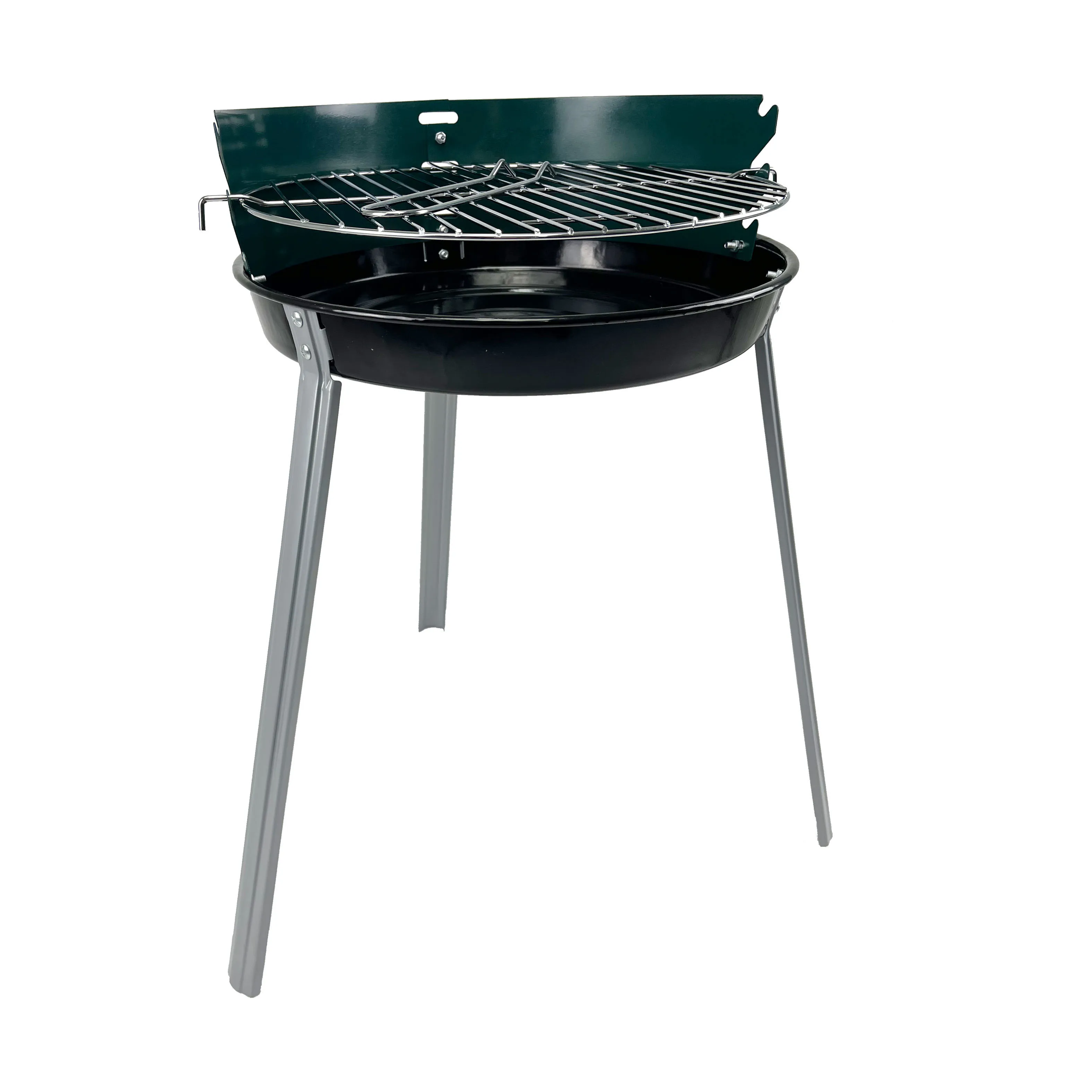 14Inch Simple Round Bbq Balcony New Mini Charcoal clay bbq grill set