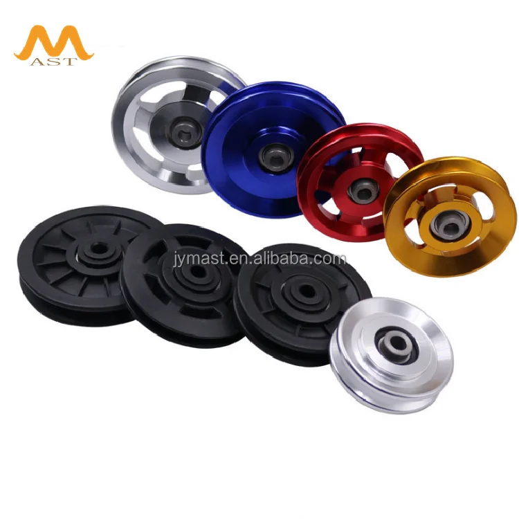 Wholesale Price 88mm Sports Fitness Accessories Gym Equipment Bearing Aluminum Pulley Big Bird Pulley