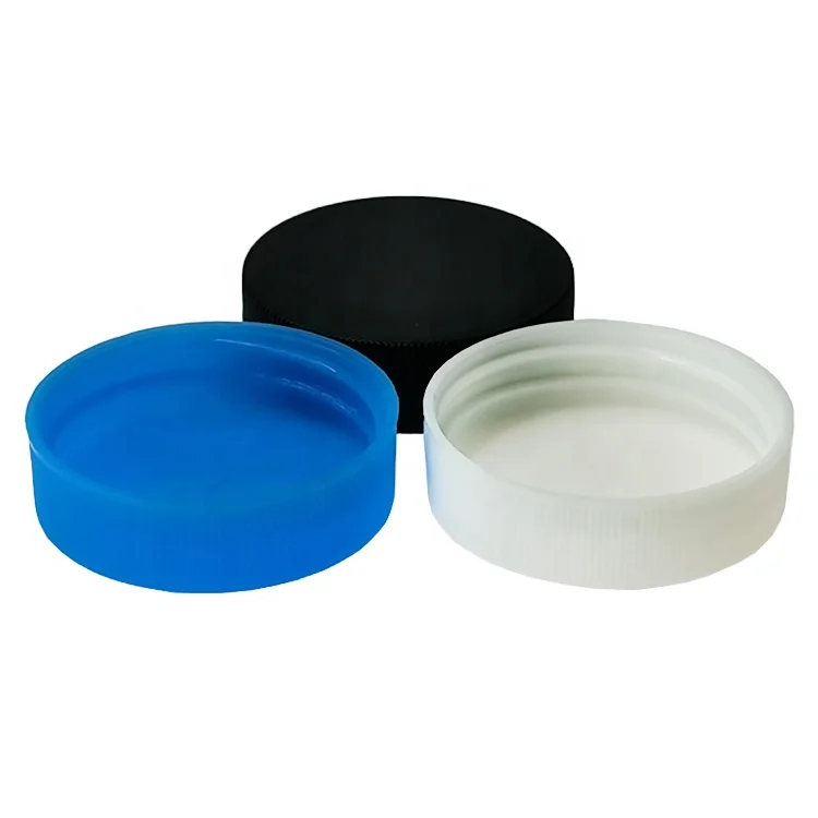 38-400 Ribbed Screw Closure Bottle Caps Plastic Cap 38mm Bottle Lids With Foam Liner