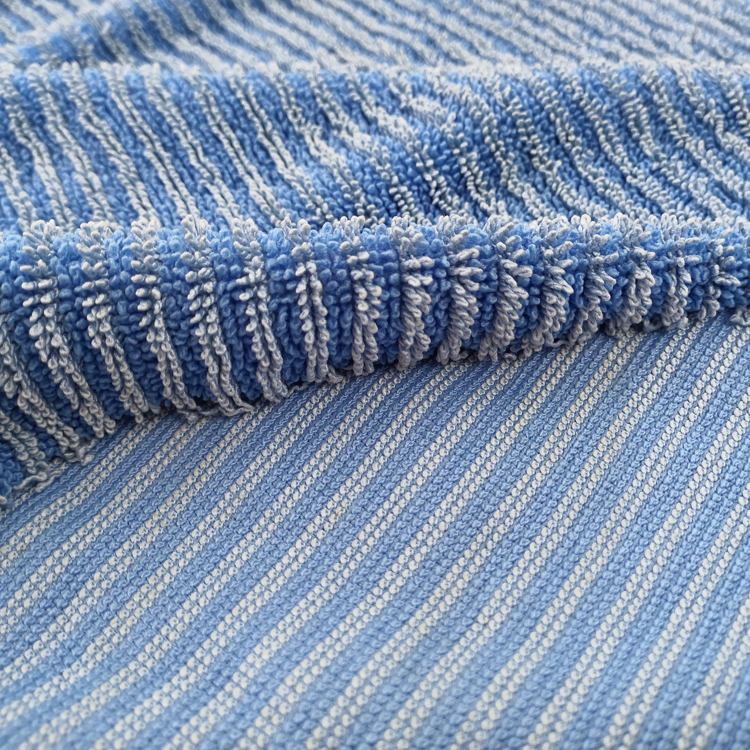 Factory Wholesale OEM  Knitted Polyester cloth 450 gsm Microfiber Warp Twist Fabric In Roll For Mop Pad