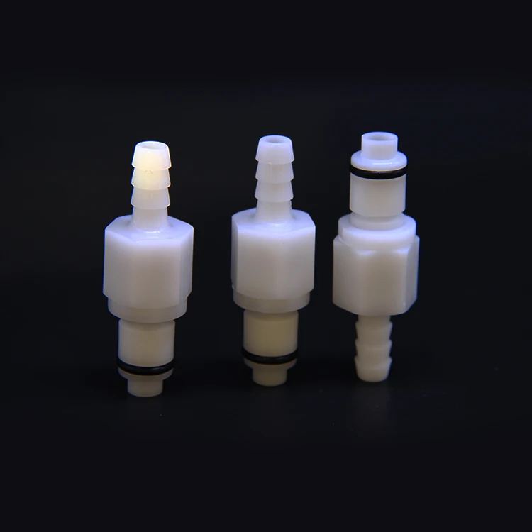 plastic quick shut-off coupling valved