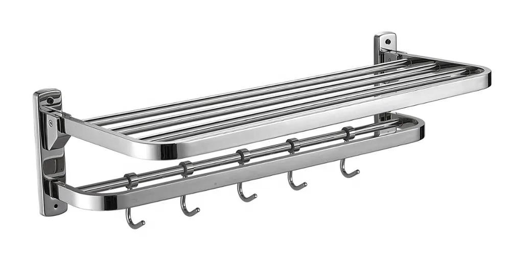 
Wholesale Double Poles Wall Mounted Stainless Steel Bathroom Towel Racks,Bathroom Accessories Set Stainless Steel* 