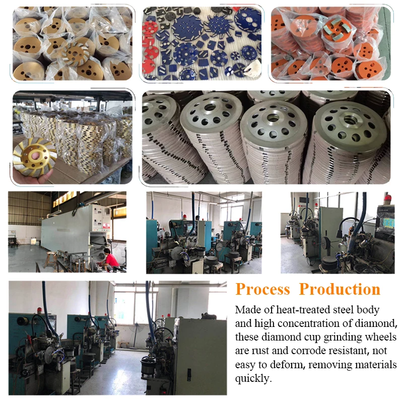 China wholesale 4 inch diamond abrasive stone cup grinding wheel