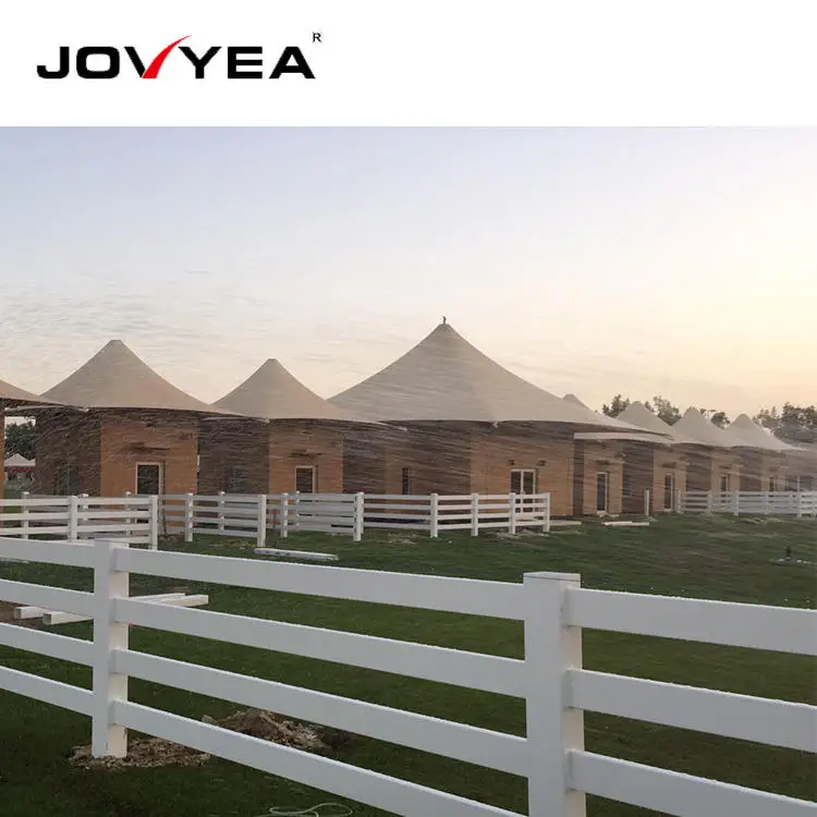 High Quality Durable Using Various Free Maintenance Uv Protection Vinyl Horse Fence