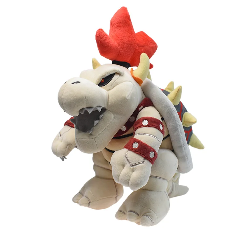 free shipping 33CM High Quality Dry Bones Bowser Koopa  Plush Game Boss Stuffed Toy Cartoon Soft Doll