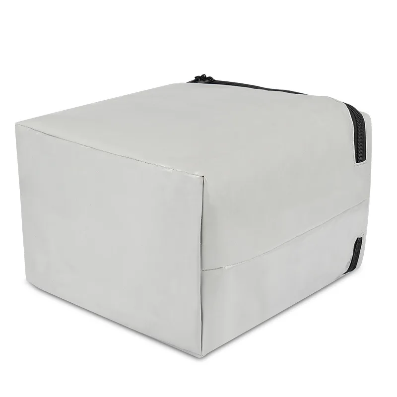 Custom Logo High Quality PVC Mesh Portable Large Outdoor Camping Picnic Beach Can Beer Ice Cream Tote Insulated Lunch Cooler Bag